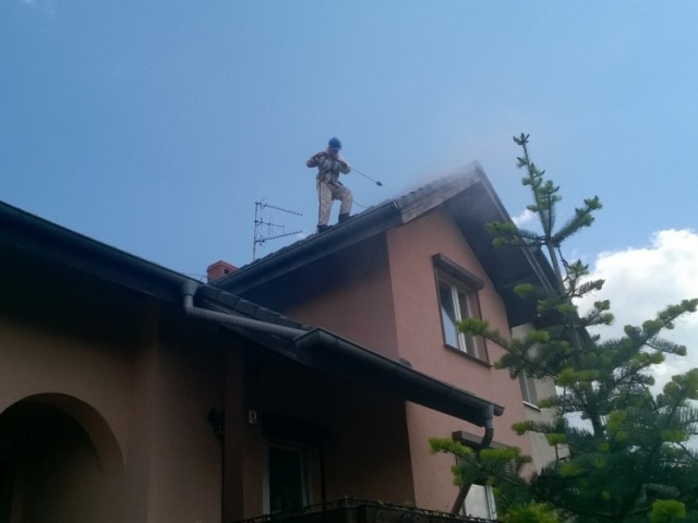Mycie dachu