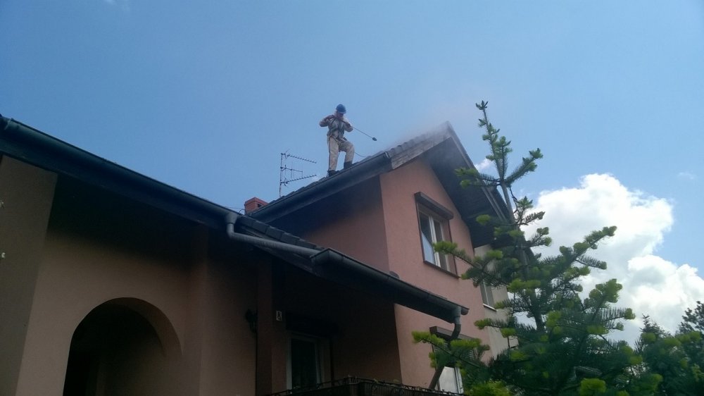 Mycie dachu